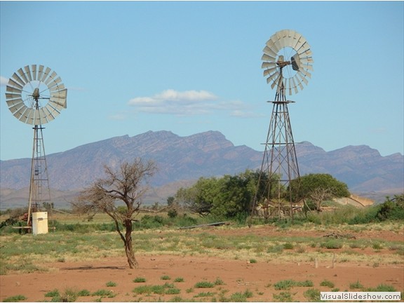 Merna Mora Station windmills